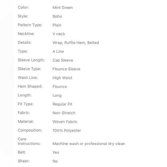 Jacquard Butterfly Sleeve Ruffle Hem Belted Dress - Picture 8 of 8